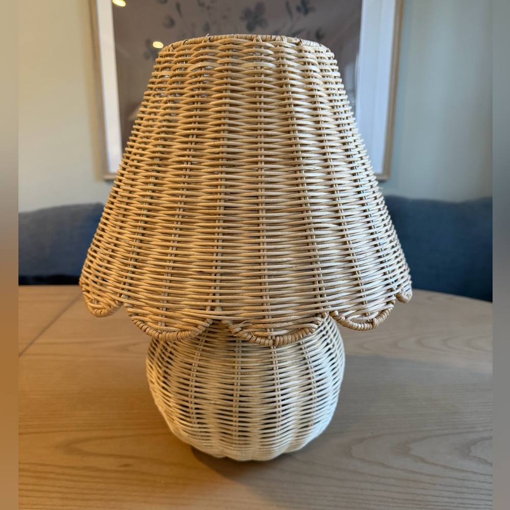 NWOT- Studio McGee Woven Table Lamp